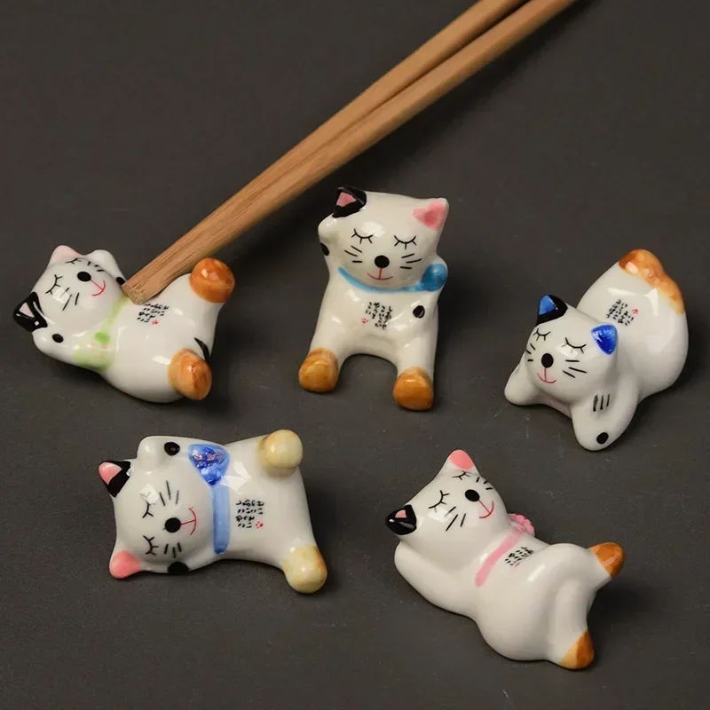 Один набор милых миниатюрных кошек в японском стиле Zakka керамические кошачьи
