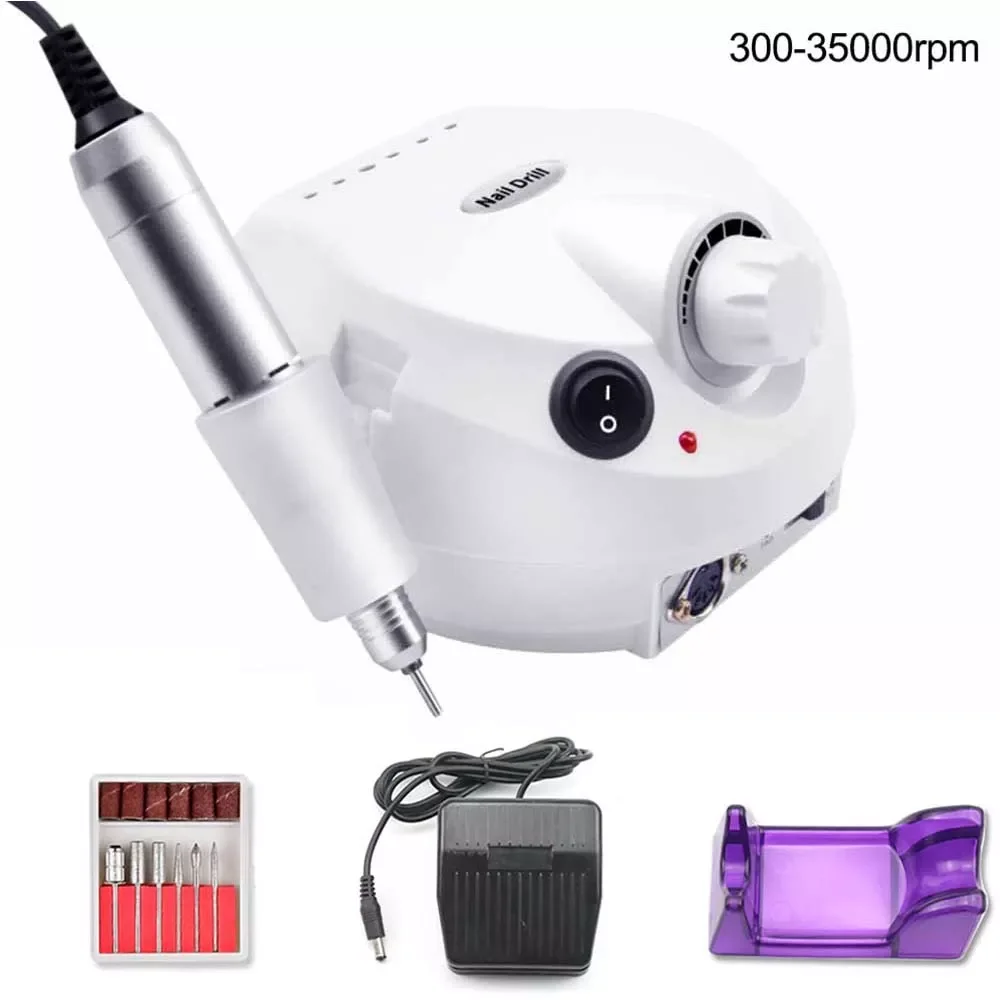 

2022New Electric Nail Drill Machine Electric Manicure Machine Drills Accessory Pedicure Kit Nail Drill File Bit Nail Tools