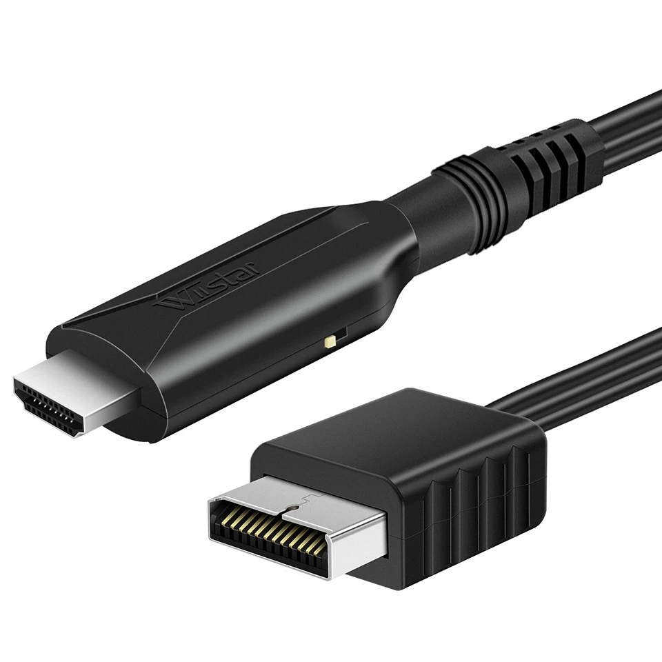 

Кабель-адаптер PS2-HDMI для аудио и видео, 1 м, 480i/480p/576i для всех режимов отображения PS2, выход HDMI 720p 1080p