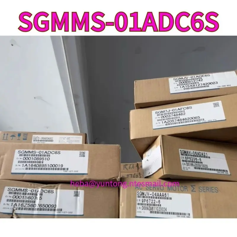 Новый серводвигатель мощностью 100 Вт SGMMS-01ADC6S