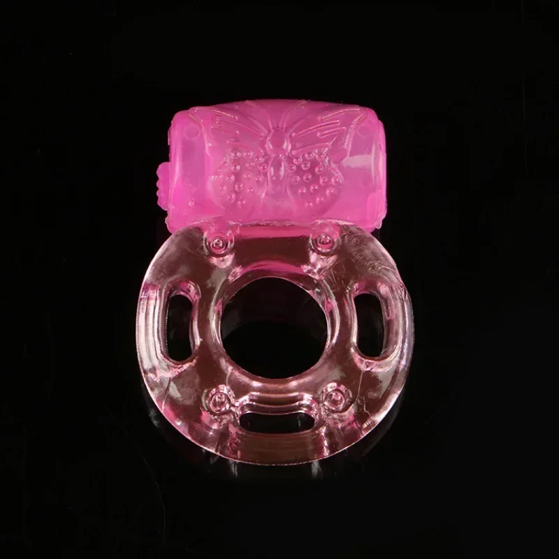 Вибрирующие кольца для пениса замок с бабочками эссенция эластичное