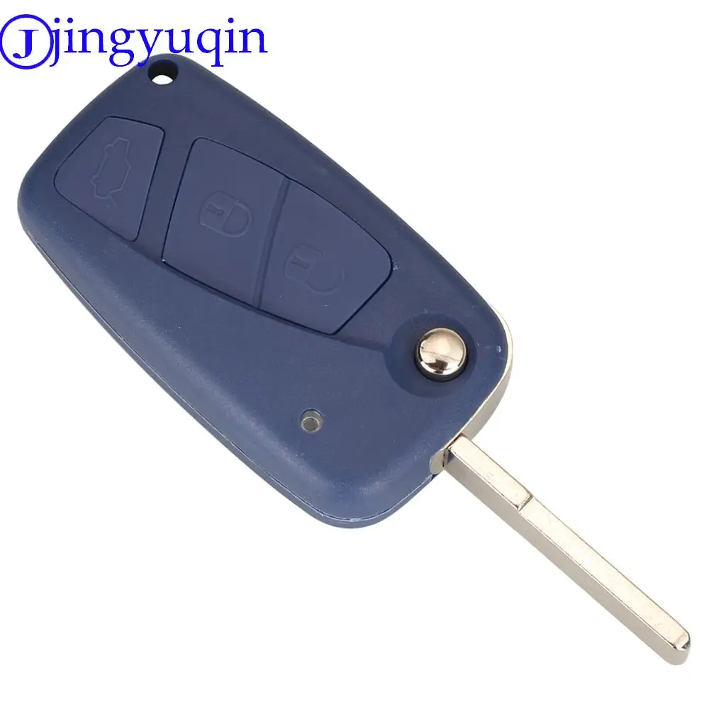 Jingyuqin 2/3 кнопок умная модель 433 МГц PCF7946 для Fiat 500 Punto Grande Citroen Nemo Peugeot Bipper