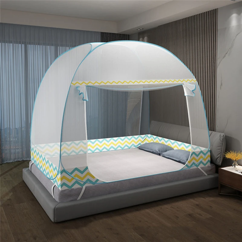 

Double Door Yurt Mosquito Net Free Installation Student Bunk Bed Children Bed Mosquito Net 1.2m 1.5m 1.8m Household Mosquito Net