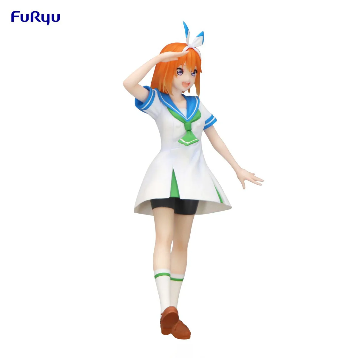 Оригинал в наличии FuRyu Trio-Try-iT Gotoubun No HanayomeNakano Yotsuba Marine Look Аниме Фигурка Модель