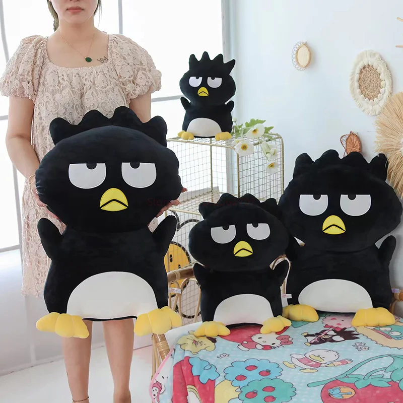 

35/45/60cm Kawaii Sanrio Hello Kitty Bad Badtz Maru Japanese Cut Plus Soft Doll Down Cotton Pillow To Children Birthday Gifts