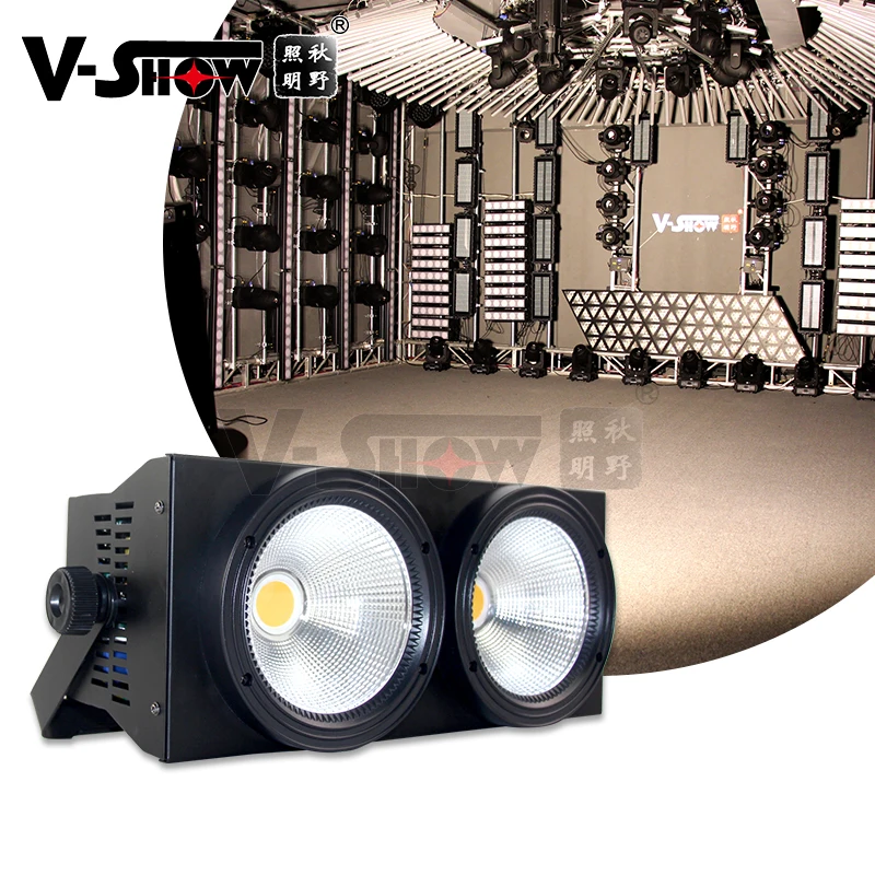 

fast shipping 4pcs 2x100W 2 Eyes LED Blinder Light Warm White LED High Power Professional Stage Lighting