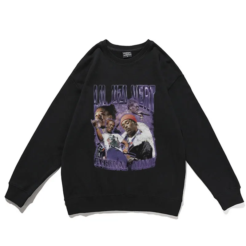 

Awesome Rapper Lil Uzi Vert Eternal Atake Sweatshirt Men Women Hip Hop Sweatshirts Male Rap Streetwear Man Long Sleeves Pullover