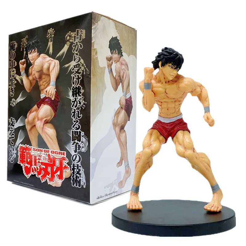 

15CM Hanma Baki Anime Figure Toy The Grappler PVC Action Figurine Collectible Model Doll Home Decoration Toys for Children Gift