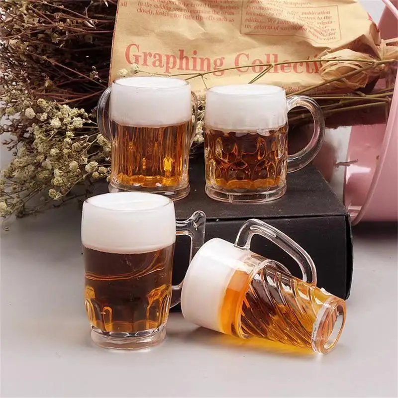 Creative Funny Desktop Figurines Multi-style Beer Cup Craft Ornaments Kawaii Miniatures Toys Father's Day Gifts For Room Decor