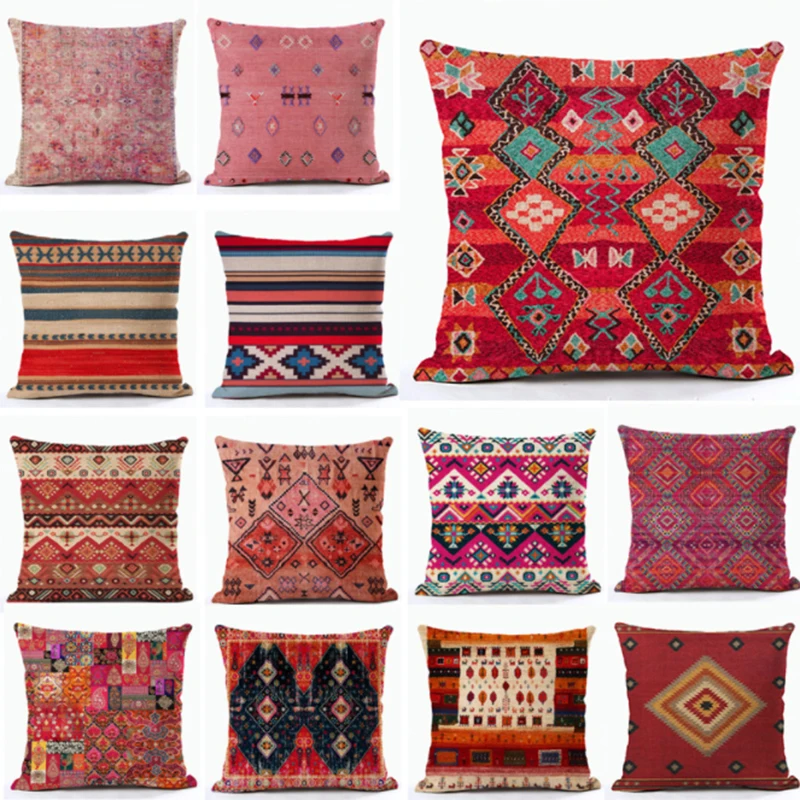 

Декоративный чехол для подушки в стиле бохо, 45 х45 см
