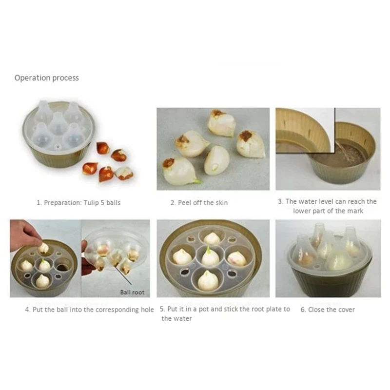 Акция! 2 комплекта гидропонный горшок с 5 отверстиями |