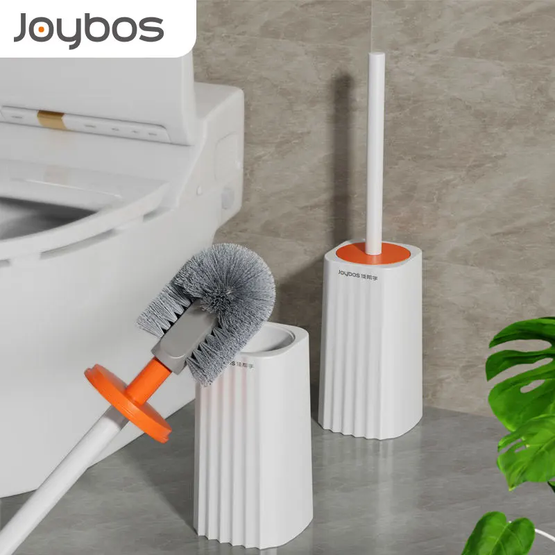 

Joybos Floor-Standing Toilet Brush with Holder Cleaning Soft Bristles for Home Bathroom WC Accessories Household Cleaning Brush