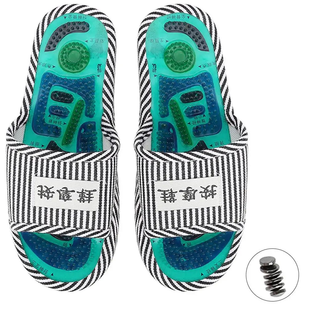 

Acupoint Magnetic Therapy Massage Slippers Healthy Feet Care Massager Magnet Shoes Male
