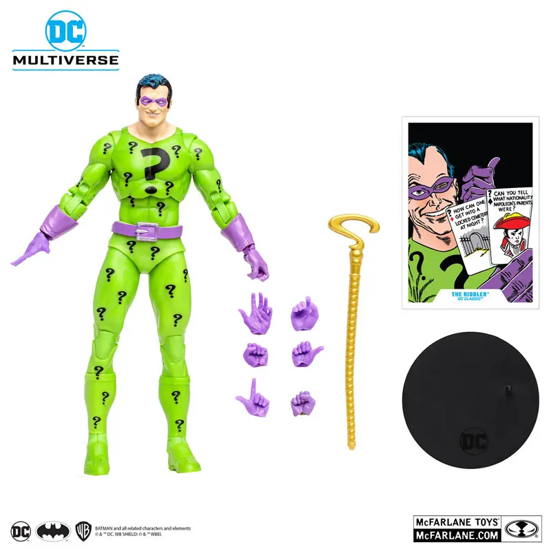

Original McFarlane DC Classic DC Multiverse The Riddler In Stock Action Collection Figures Model 7 Inch #239