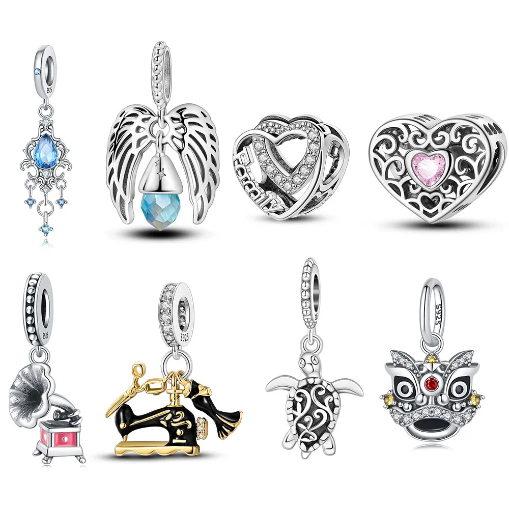 Браслет и ожерелье из серебра 925 пробы с подвеской в виде морской черепахи