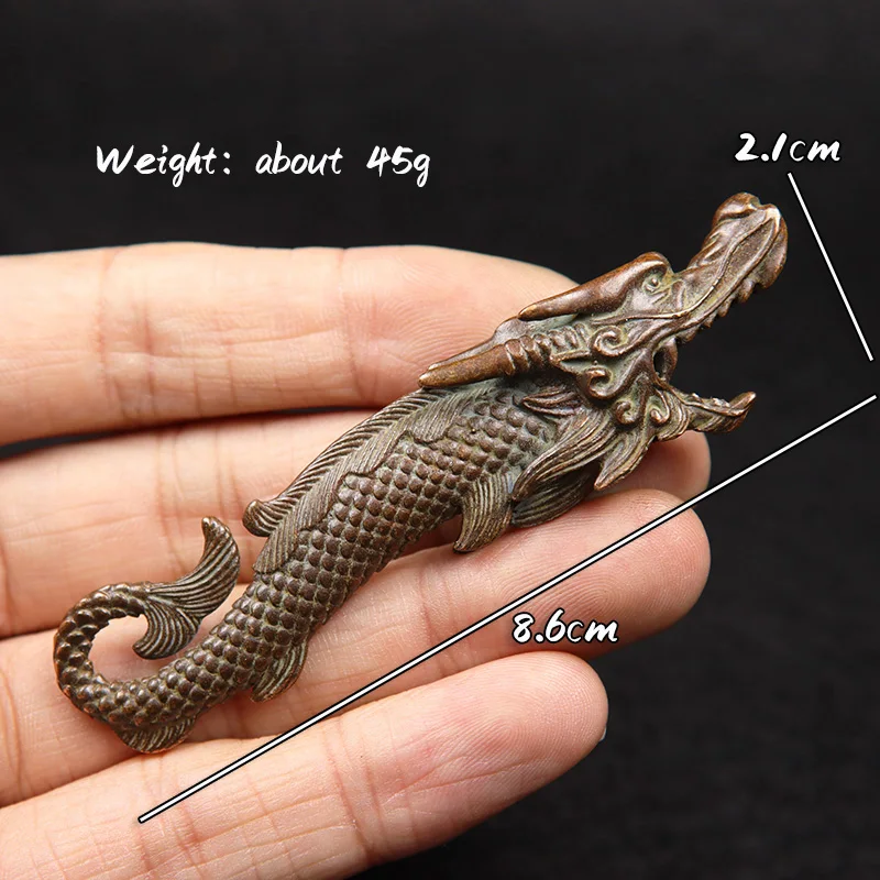 

Медная статуэтка дракон-рыба