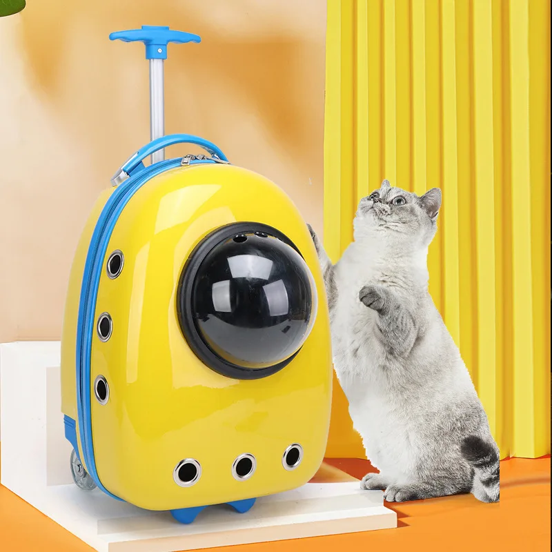 New Cat Bag Space Capsule Pet Backpack Dog Bags Portable Pet Supplies Comfortable Breathable Carrier for Dogs Pets Travel Bag