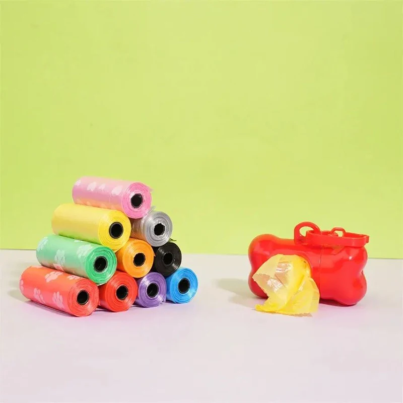 8 рулонов/120 шт. мешки для чистки домашних животных