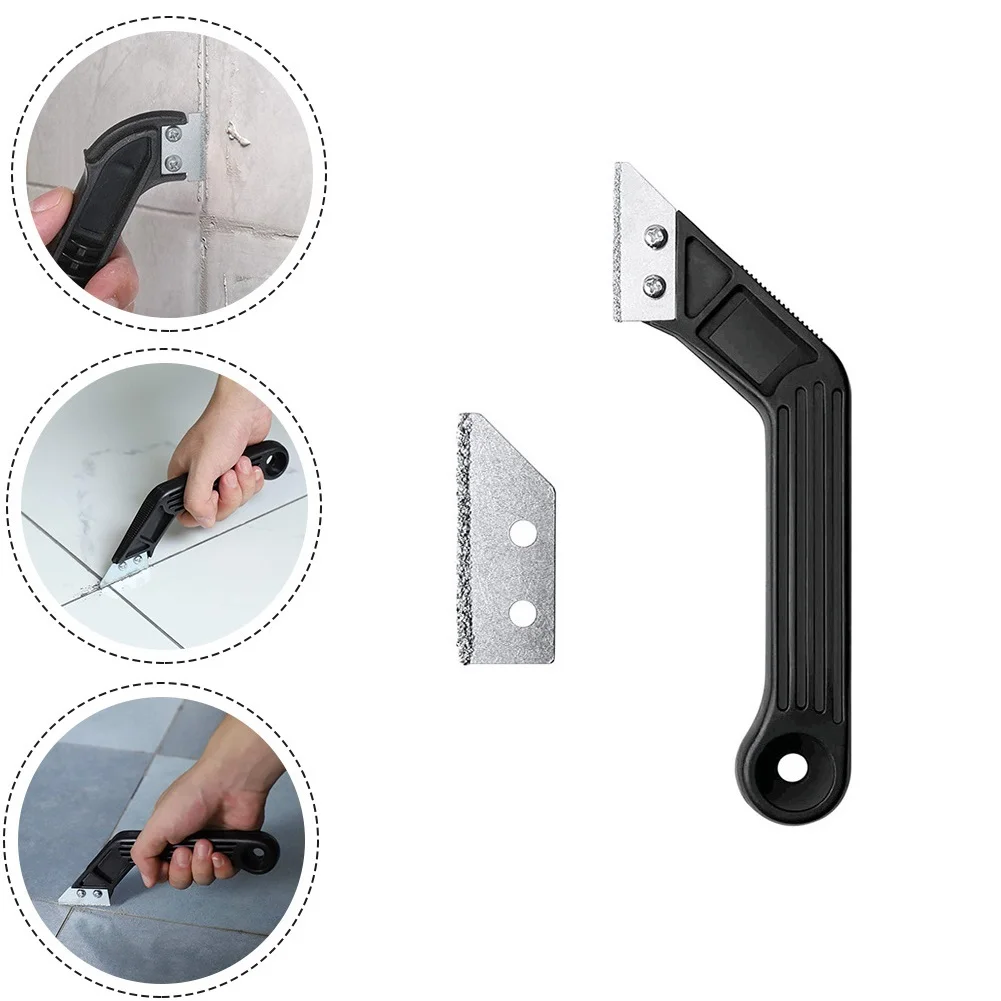 

1pc Ceramic Tile Gap Hook Cutter With 1pc Blades Tile Gap Grout Cleaning Remover Wall Floor Tiles Joint Cleaner Scraper Tool