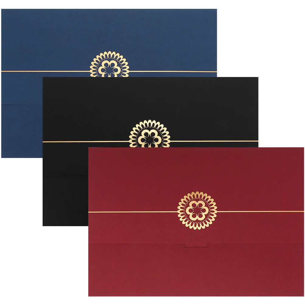 

Certificate Cover Diploma Birth Holder Folder Border Document Graduation Sleeve Appreciation Recognition Employee Students Award