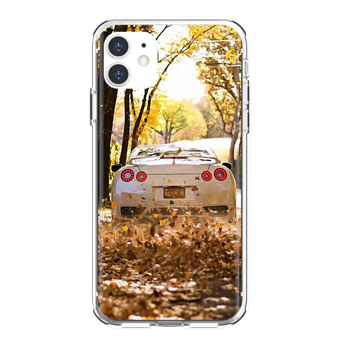 JDM-автомобиль-NISSAN-GTR-металлический логотип силиконовый чехол для телефона Huawei Honor