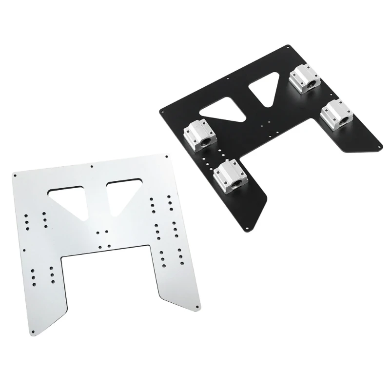 

Y Axis Hot Bed Support Plate Kit, 3D Parts Heater Bed of i3 A8 A6 3D Printer Replacement Parts Aluminum N58E