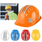 Защитный колпачок для рабочих на строительной площадке, защитный шлем с светоотражающей полосой из АБС-пластика