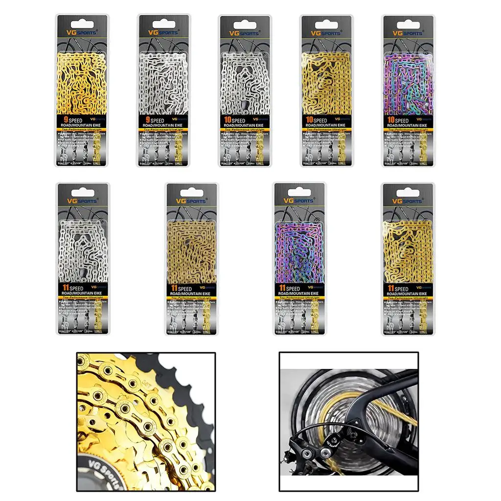 

Rustproof Bike Chain Half-Hollow Mountain Chains