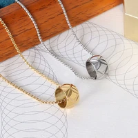 necklace for women circle pendant choker luxury jewelry gift for friends clavicle chain accessories