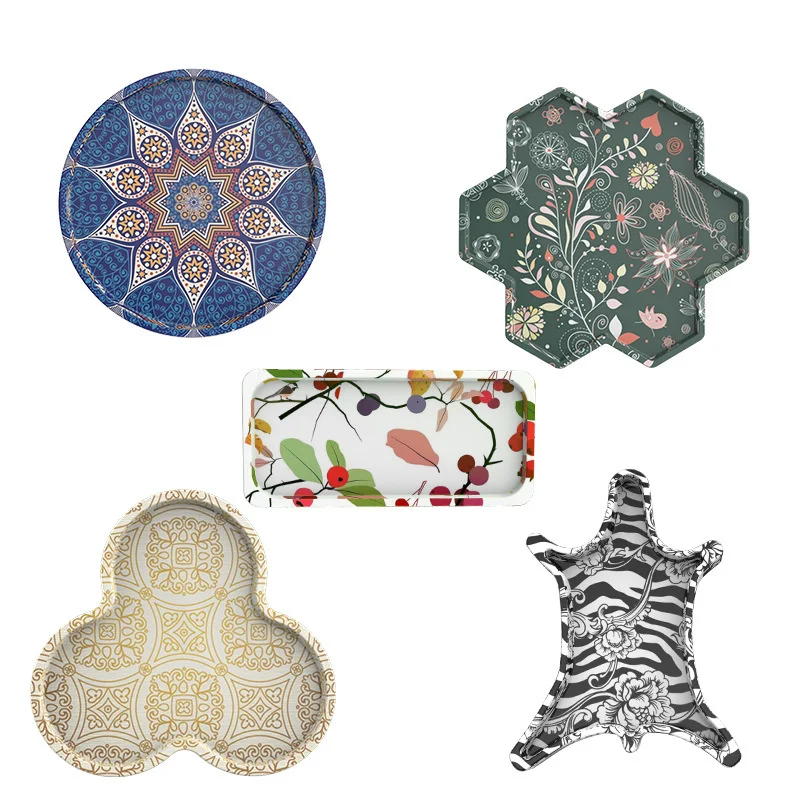 Многообразная силиконовая форма производство эпоксидной смолы Женский поднос