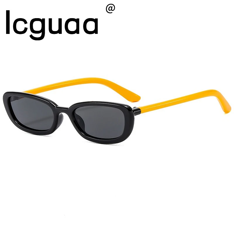 Очки солнцезащитные Y2K в винтажном стиле для мужчин и женщин небольшие овальные