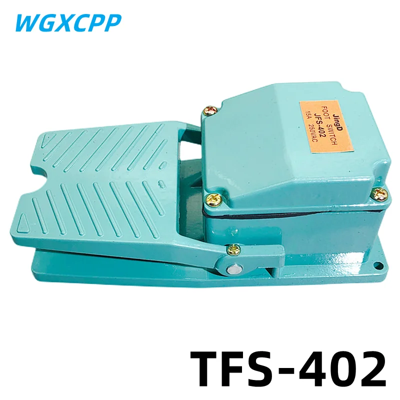 

1 PCS ,TFS-402,Aluminum Shell Foot Switch,1NO-1NC,Momentary,15A,250V,For Spot Welding Machine Punch,Non-Slip,Silver Contacts