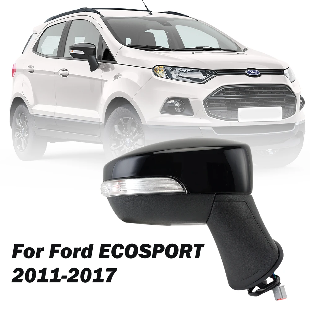 5-контактное боковое зеркало заднего вида в сборе для Ford ECOSPORT 2011-2017 глянцевый