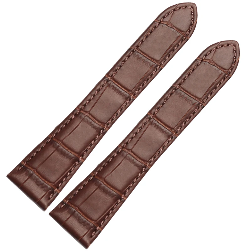 Ремешок из натуральной кожи для мужских и женских часов браслет наручных