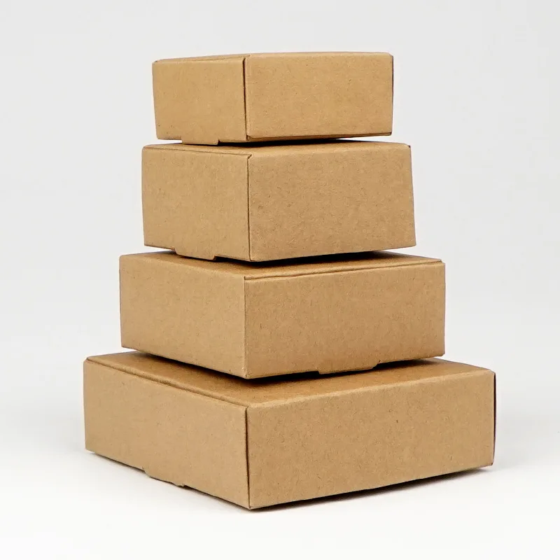 20 шт. маленькая картонная коробка из крафт-бумаги |