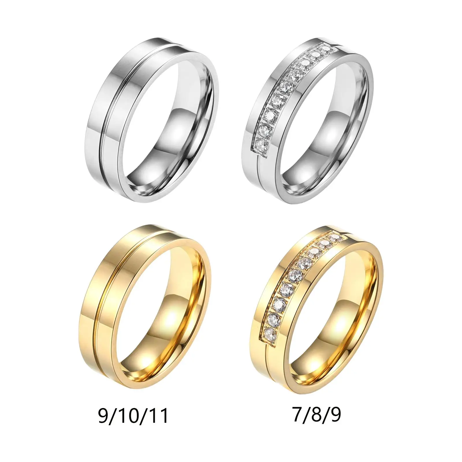 Креативное кольцо ювелирные изделия из титановой стали модное для пары