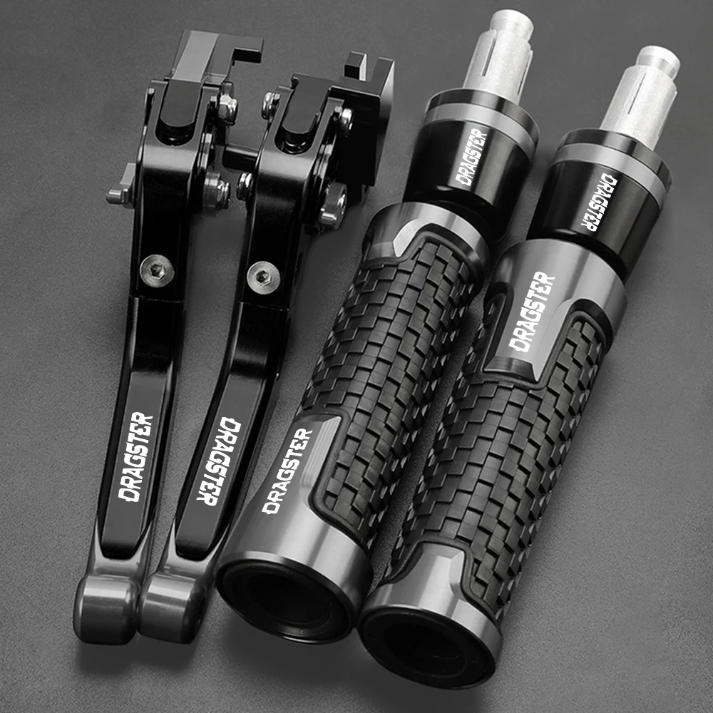

DRagster Motorcycle Adjustable Brake Clutch Levers Handlebar Handle Grip Ends For MOTO GUZZI DRagsteR 800 RR 2013-2016 2015 2014