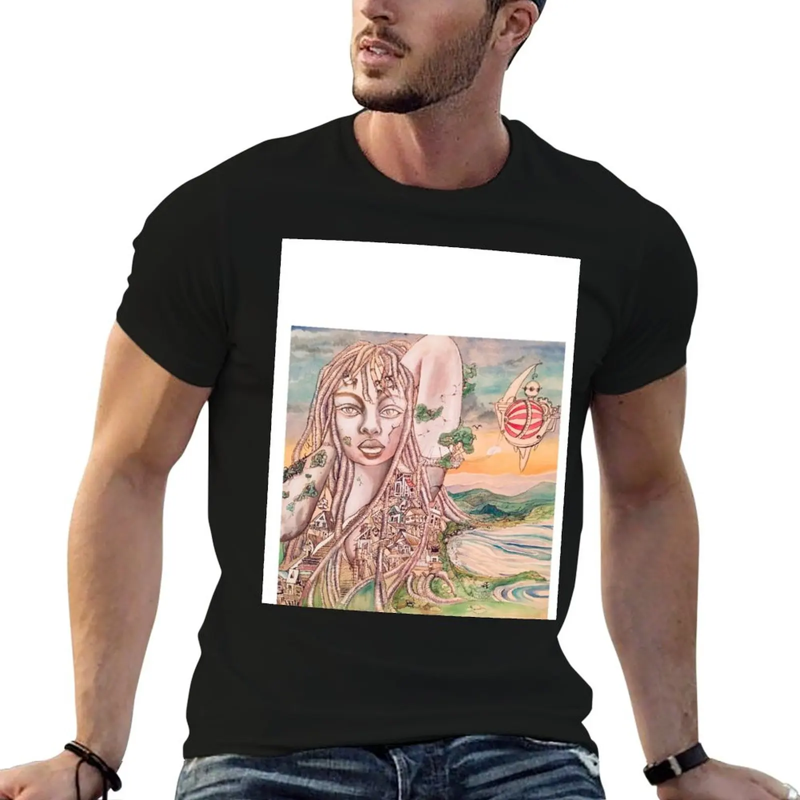 Фото Black Niobe; The Goddess Series T-Shirt t shirt personalised funny t shirts man funny t shirts cotton T-Shirt №4