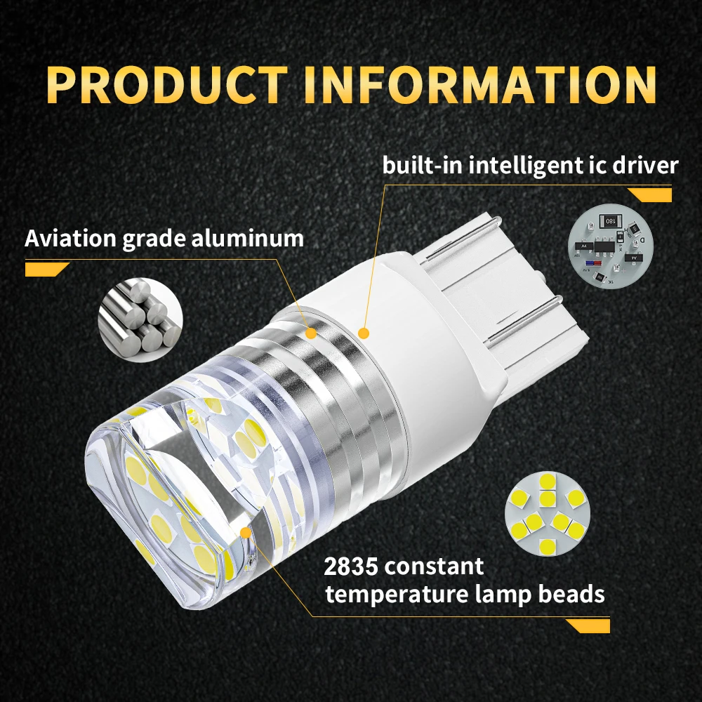 2 шт. 1156 BA15S светодиодный P21W Светодиодная лампа P21/ 5W 1157 BAY15D светодиодсветодиодный