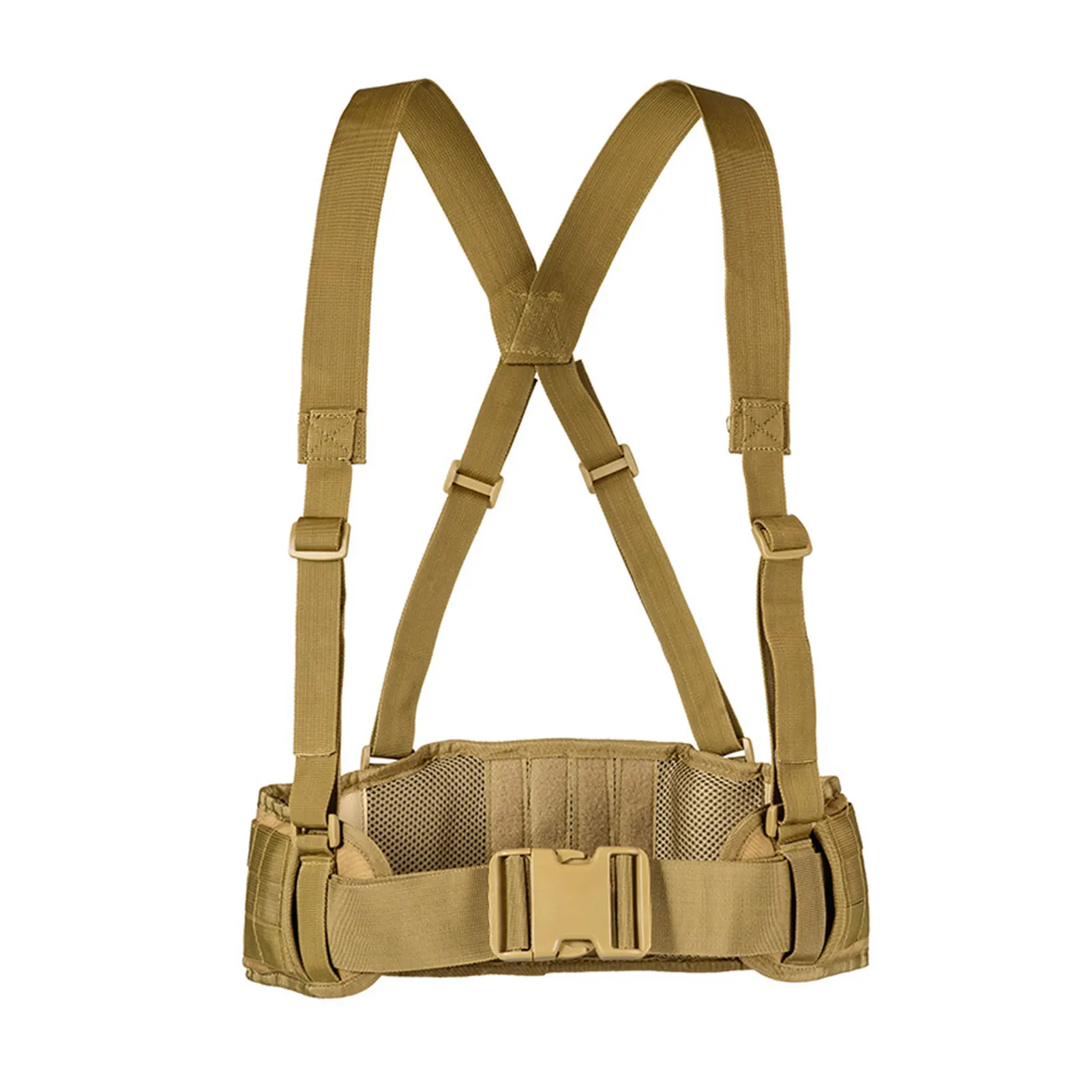 

Tactic Suspenders Outdoor Molle Harness X-Shaped Molle Belt Waterproof Adjustable Tool Shoulder Straps For Camping Hunting