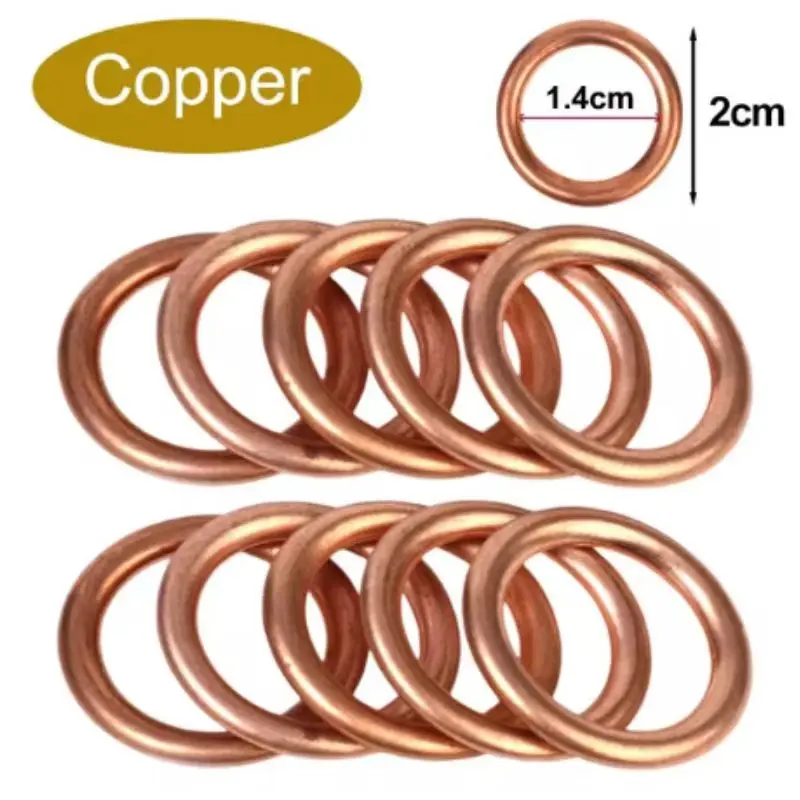 

Прокладка Поддона Картера Автомобиля, Сливной Болт, Алюминиевая/медная Заглушка Для Сливной Пробки