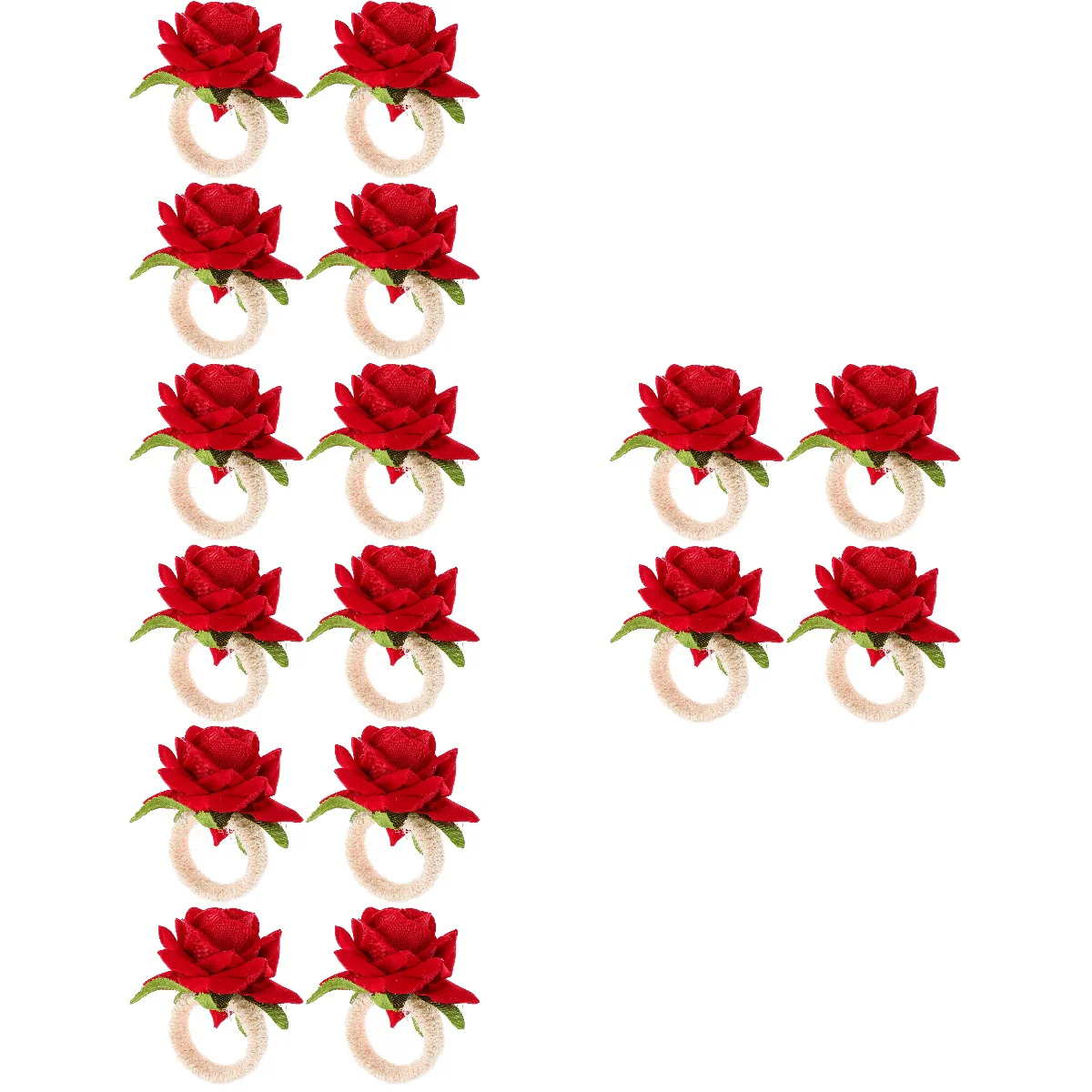 

16 Flower Napkin Rings Flower Napkin Buckles Flower Napkin Decor Party Supplies