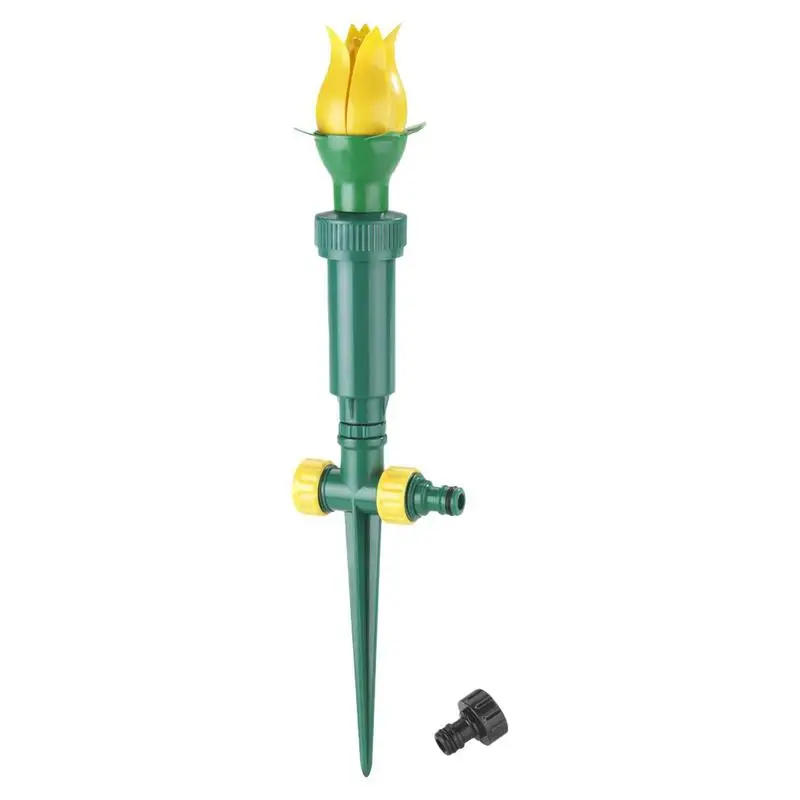 

Lawn Sprinkler Automatic Garden Lawn Sprinkler Tulip Shape 360 Degree Rotating Grass Plant Irrigation System For Lawn Yard