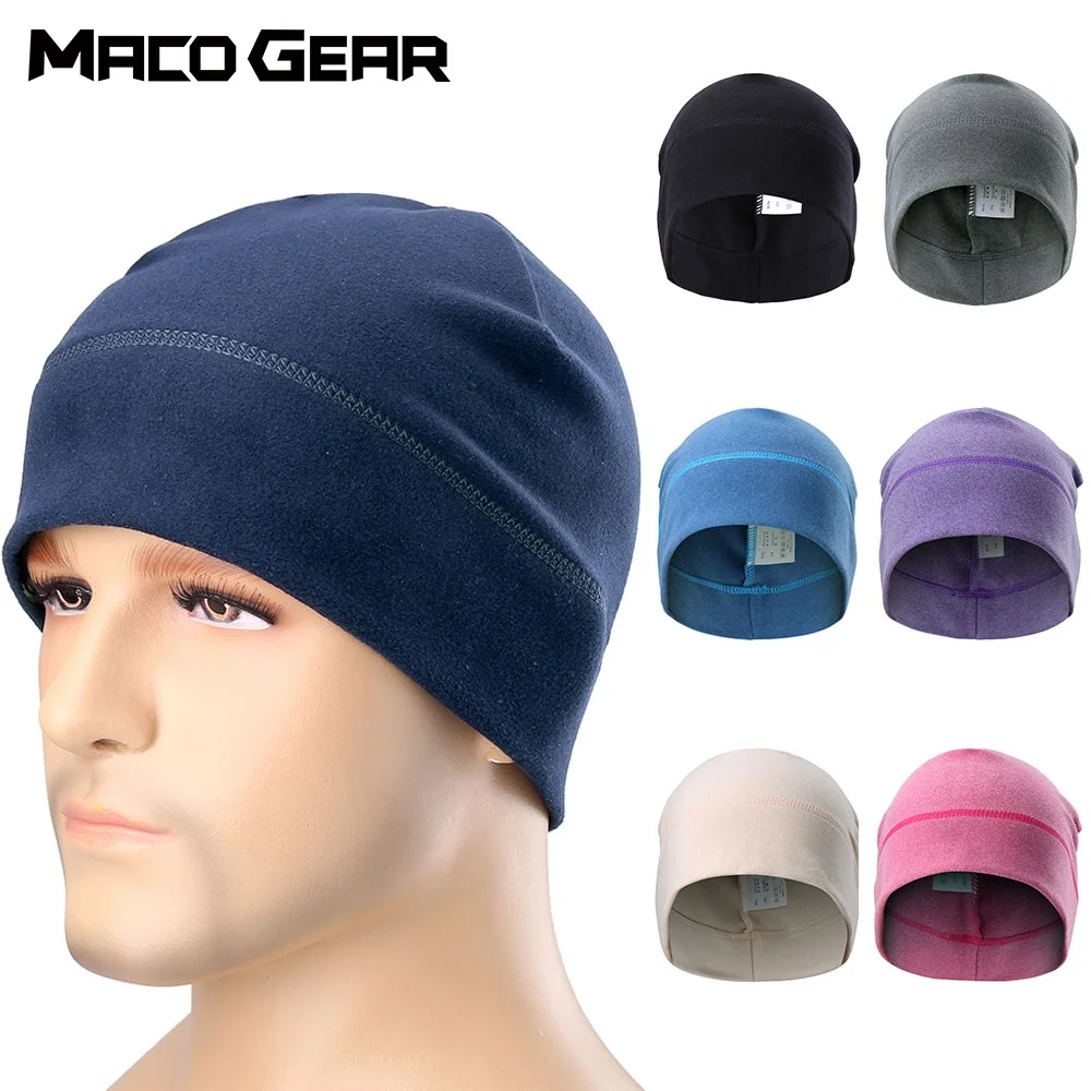 

Cold Weather Warmer Hats Red Thermal Running Cap Fishing Snowboard Hiking Cycling Soft Windproof Ski Sport Hat Men Women Winter