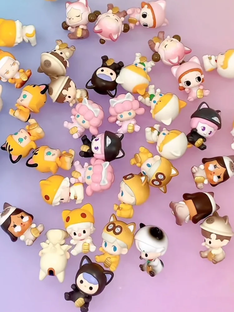 Новая Оригинальная кукла Popbean Lucky Cat серии Слепой Мешок модная игрушка подарок