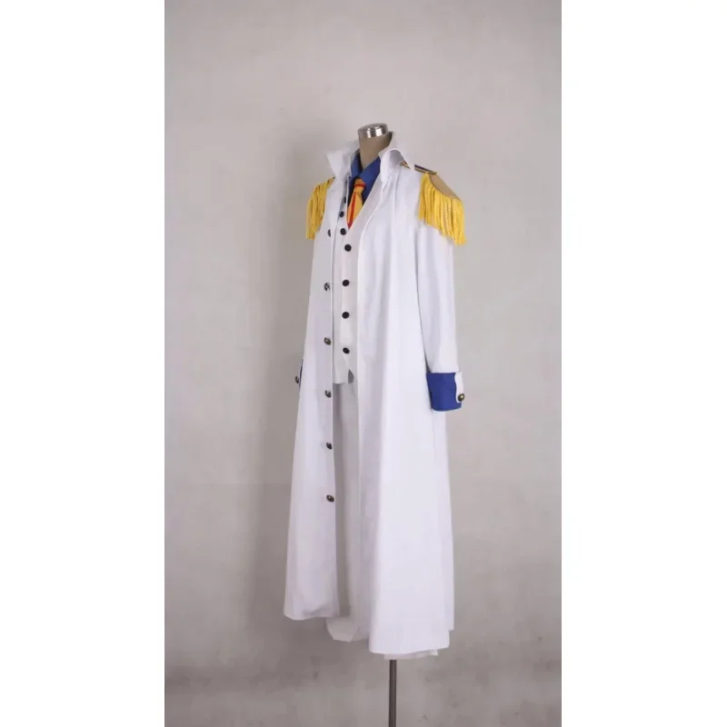 Aokiji Kuzan Темно-синяя униформа Адмирал Косплей Костюм B12