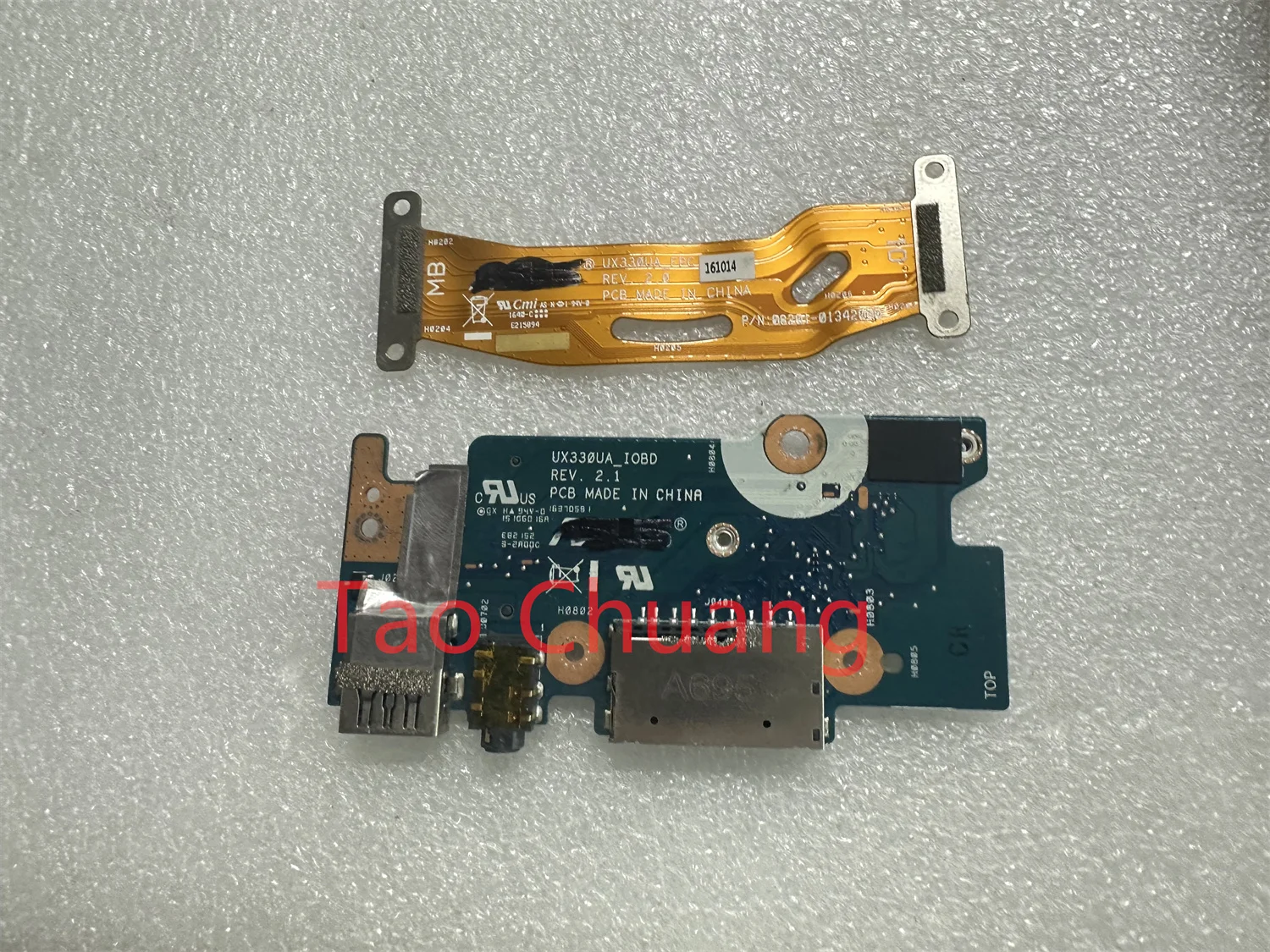 

FOR ASUS UX330 U3000U U3000UA UX330U UX330UA USB Audio Reader Board Cable 08201-01342000