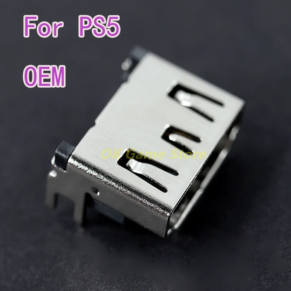 Фото 2 шт. оригинальный новый интерфейсный порт HD для PS5, HDMI-совместимый разъем, разъем, интерфейс для Sony Play Station 5 №1