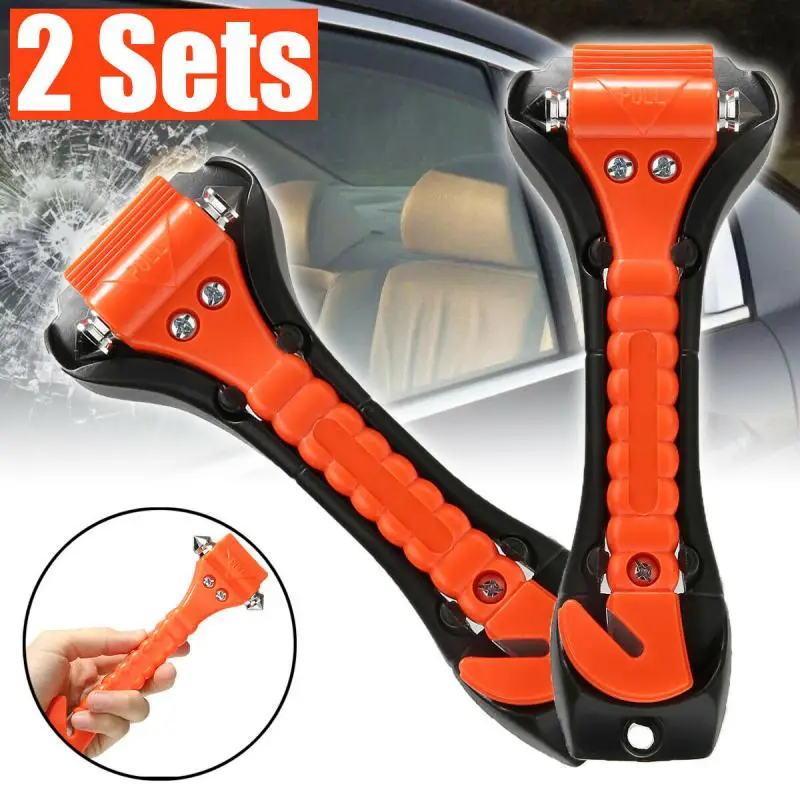 

1Pcs Car Safety Hammer Car Broken Window Escape Accessories Survival Hammer With Seat Belt Cutter Automotive Escape Tools