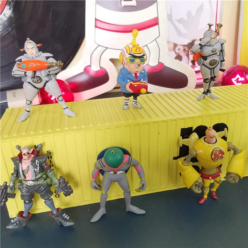 

Action Figure Nostalgic Retro Doll PVC Model Toy Collect Desktop Decoration Q Version Small Gift Unisex